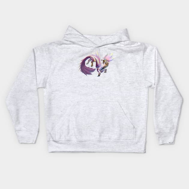 Mizutsune Kids Hoodie by Paul Pereda Art